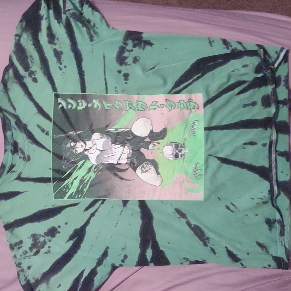 Tie dye zombie make out club shirt